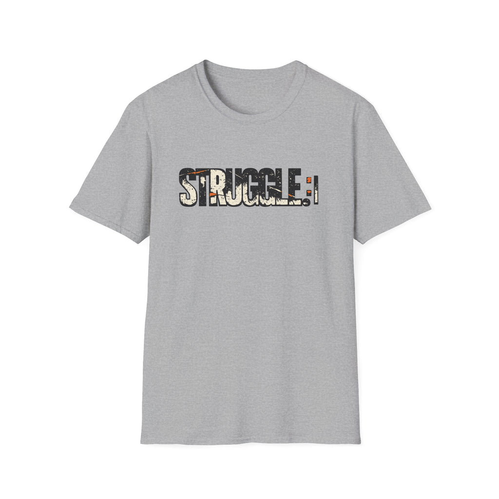 Struggle: Distressed Camo Graphic T-Shirt