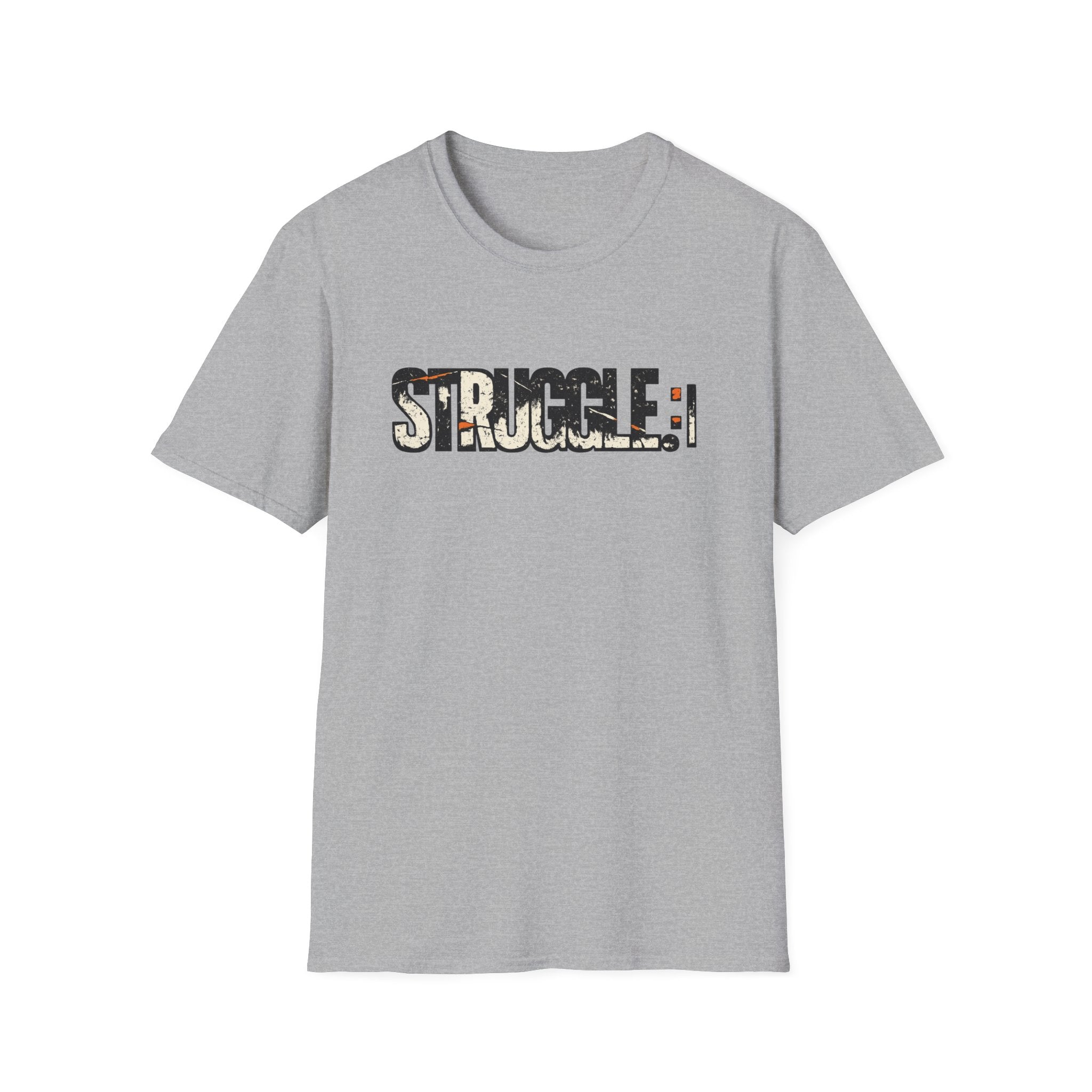 Struggle: Distressed Camo Graphic T-Shirt