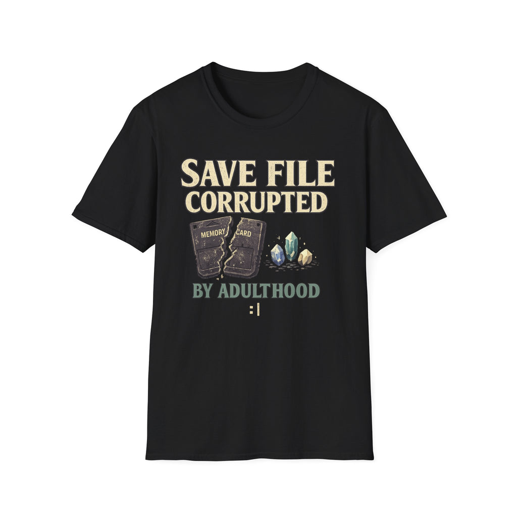 Save File Corrupted by Adulthood T-Shirt