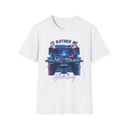 I'd Rather Be Gaming T‑Shirt — Retro Neon PC Gamer Tee