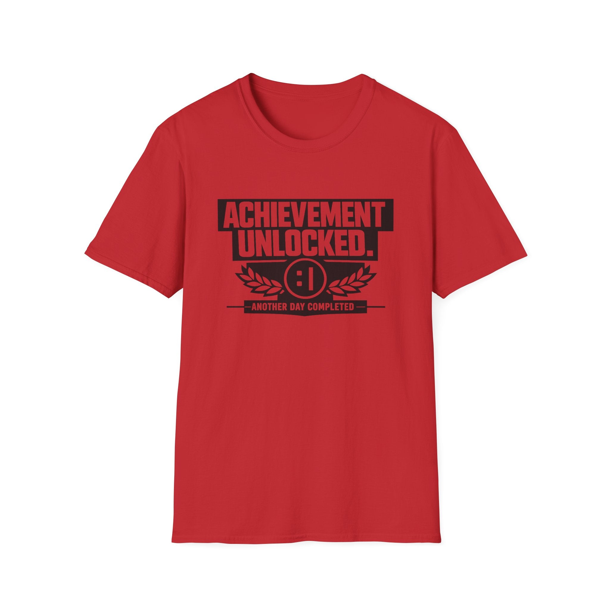 Achievement Unlocked T-Shirt - Gamer Victory Graphic Tee