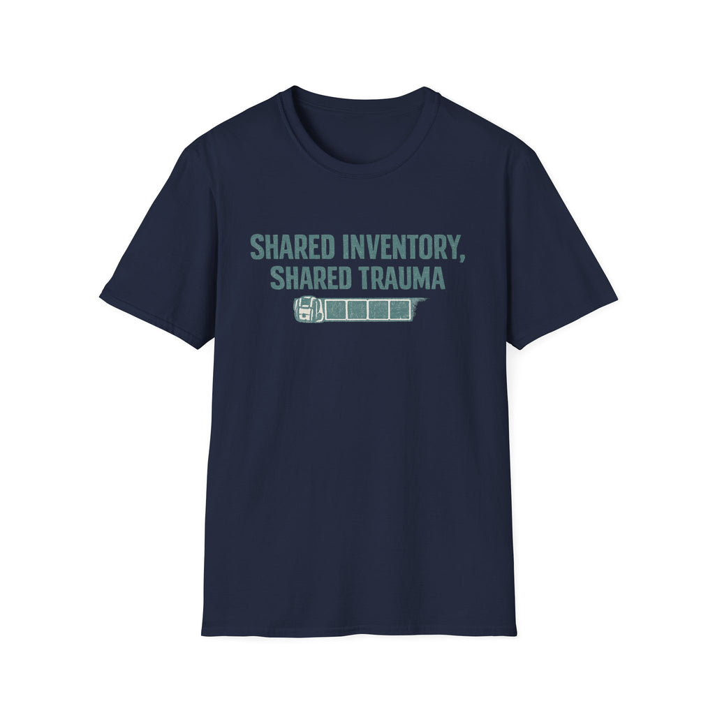 Shared Inventory, Shared Trauma Distressed T-Shirt