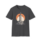 "Gains" Giant Sword T-Shirt — 'Endure Conquer' Vintage Fitness Tee