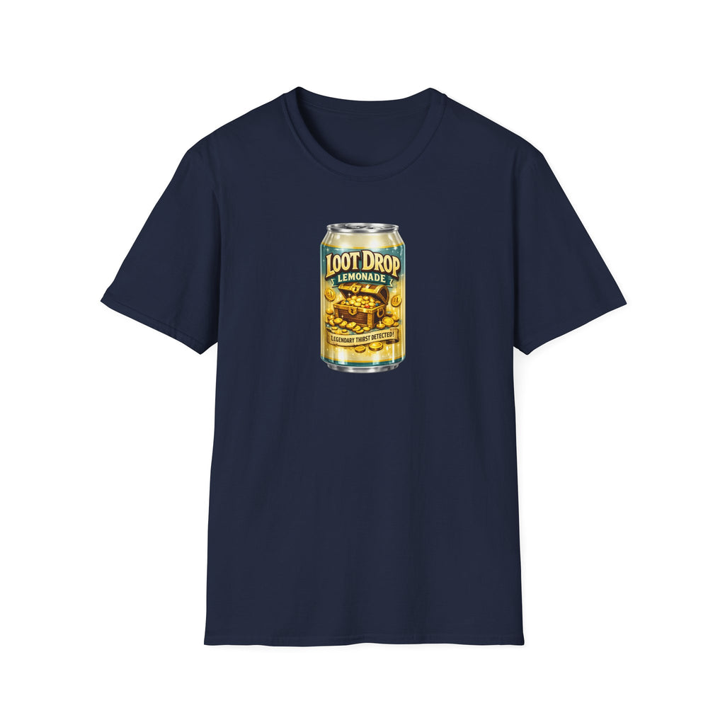 Loot Drop Lemonade T-Shirt — Gamer Treasure Can Graphic Tee