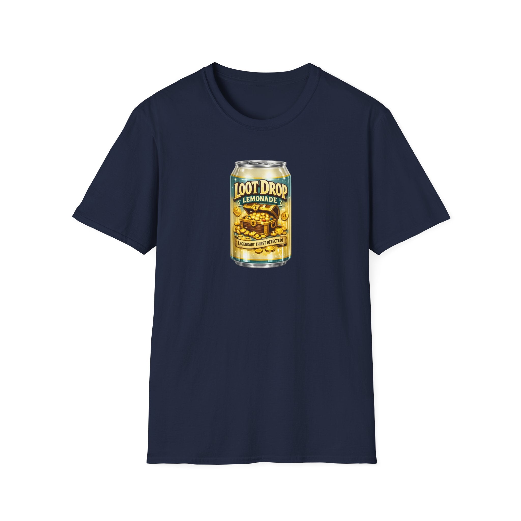 Loot Drop Lemonade T-Shirt — Gamer Treasure Can Graphic Tee