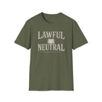 Lawful Neutral T-Shirt – RPG Alignment Tee with Scales Graphic