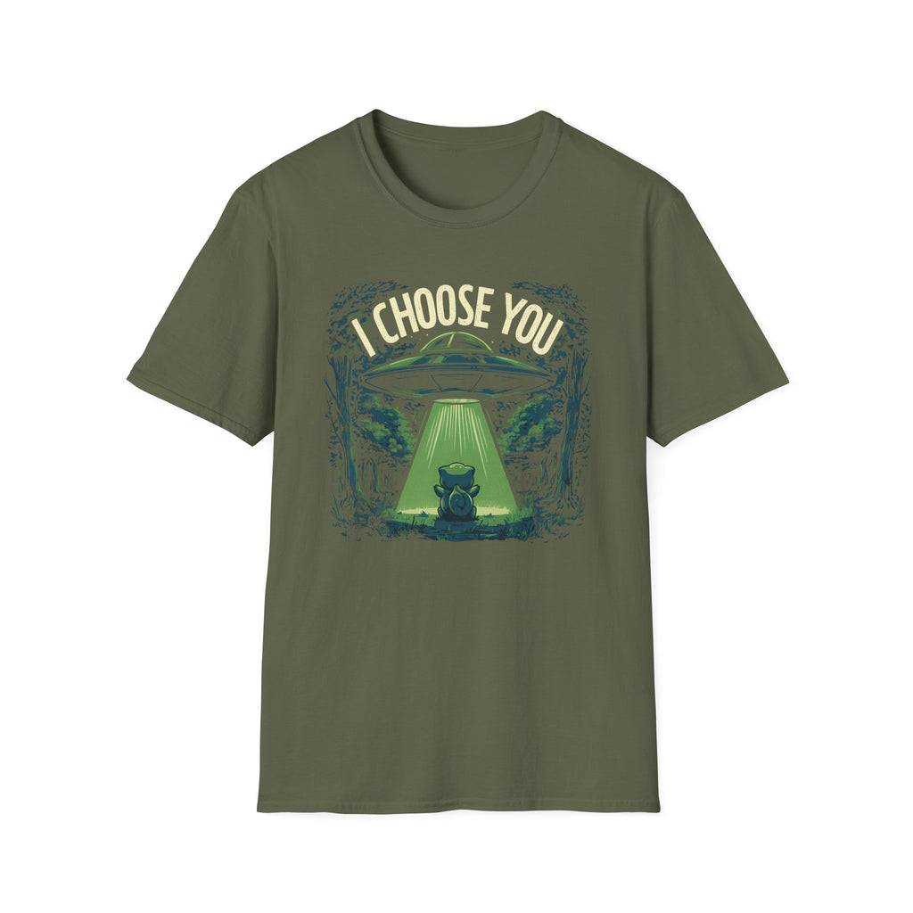 I Choose You UFO T-Shirt - Cute Alien Abduction Tee for Sci‑Fi Fans