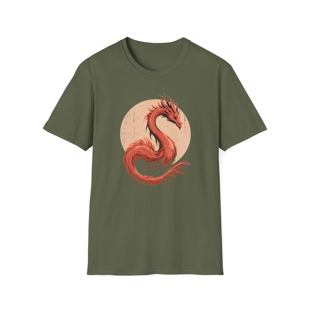 Drake Streetwear T-Shirt - Red Mythical Dragon Tee