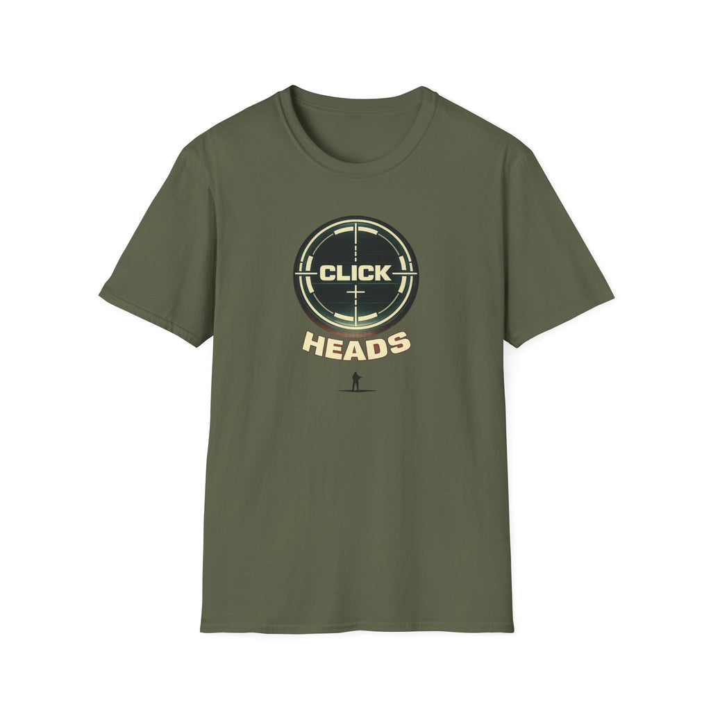 Click Heads Gamer T-Shirt — Target Scope Graphic Tee