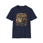 "Surviving Life One Side Quest At A Time" T-Shirt - Retro Gamers RPG Adventure Tee