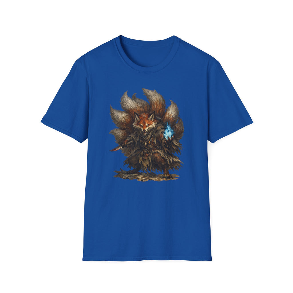 Nine‑Tailed Mystic Fox Graphic T-Shirt