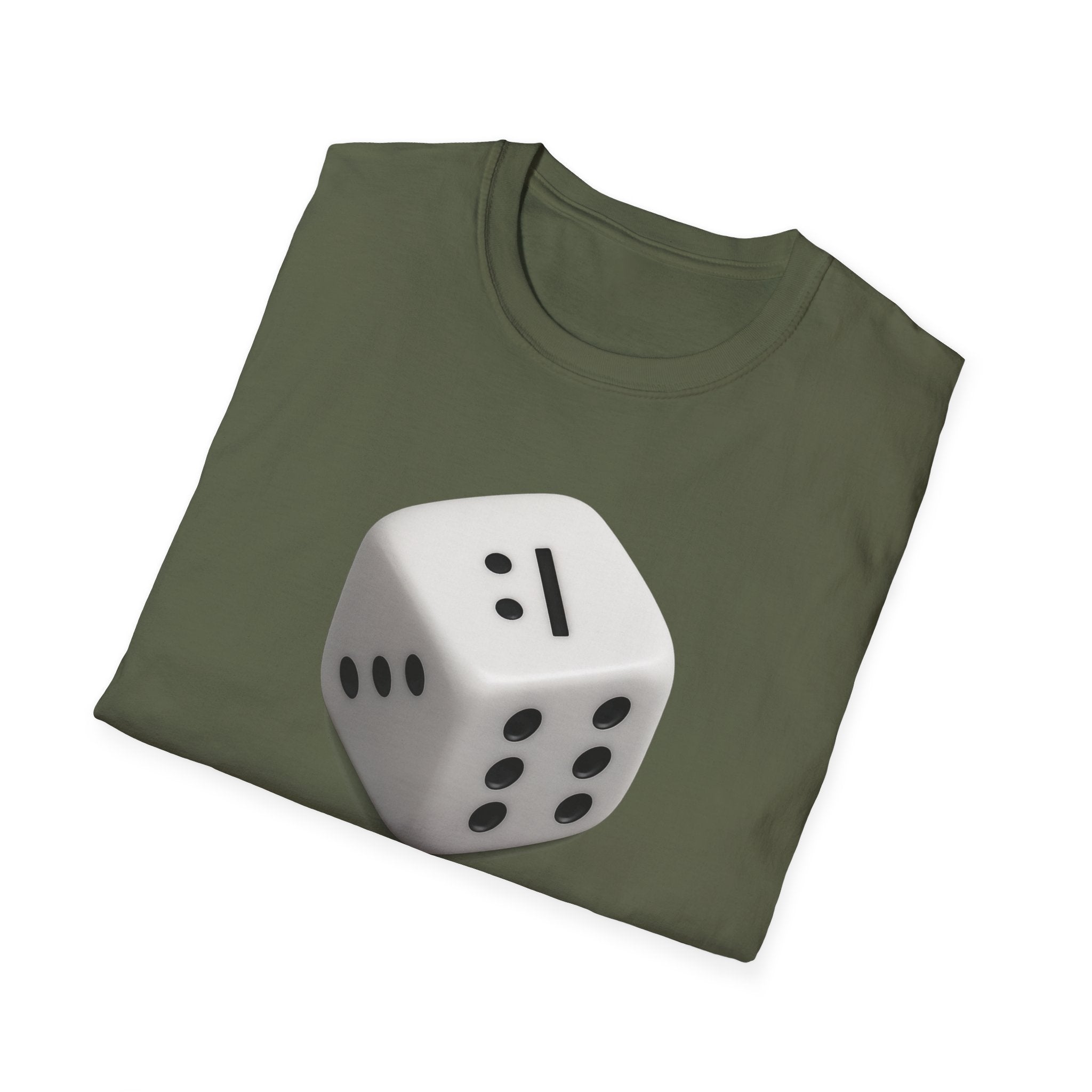 3D D6 :| Emoji T-Shirt