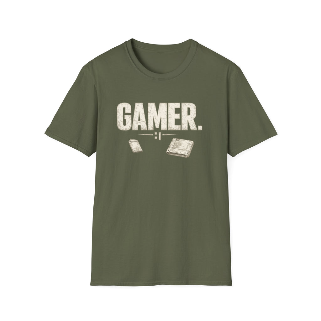 "Gamer" T-Shirt - Retro Console Graphic Tee