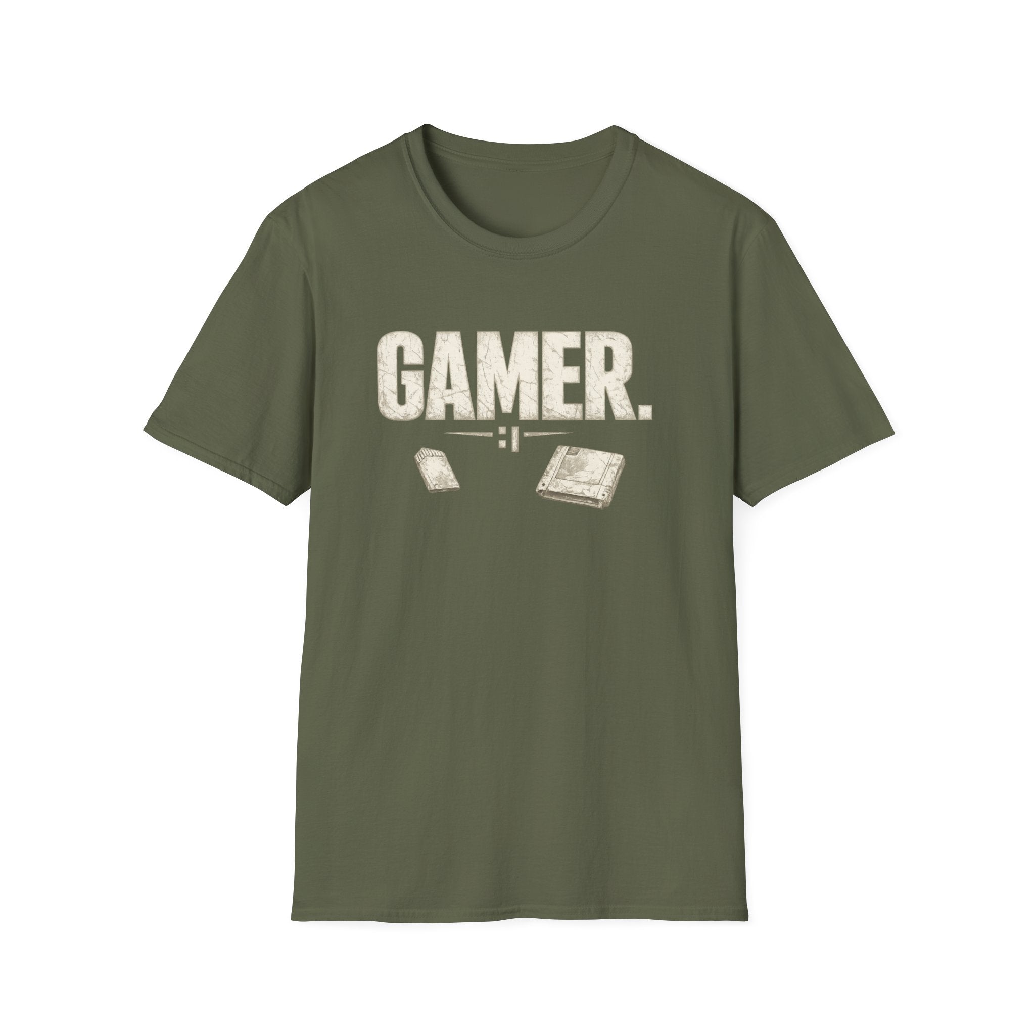 "Gamer" T-Shirt - Retro Console Graphic Tee