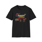Socialized Through Nerd Stuff T-Shirt — RPG Dice & Miniatures Gamer Tee