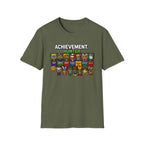 Achievement Hunter T-Shirt — Gamer Badge & Achievement Tracker Tee