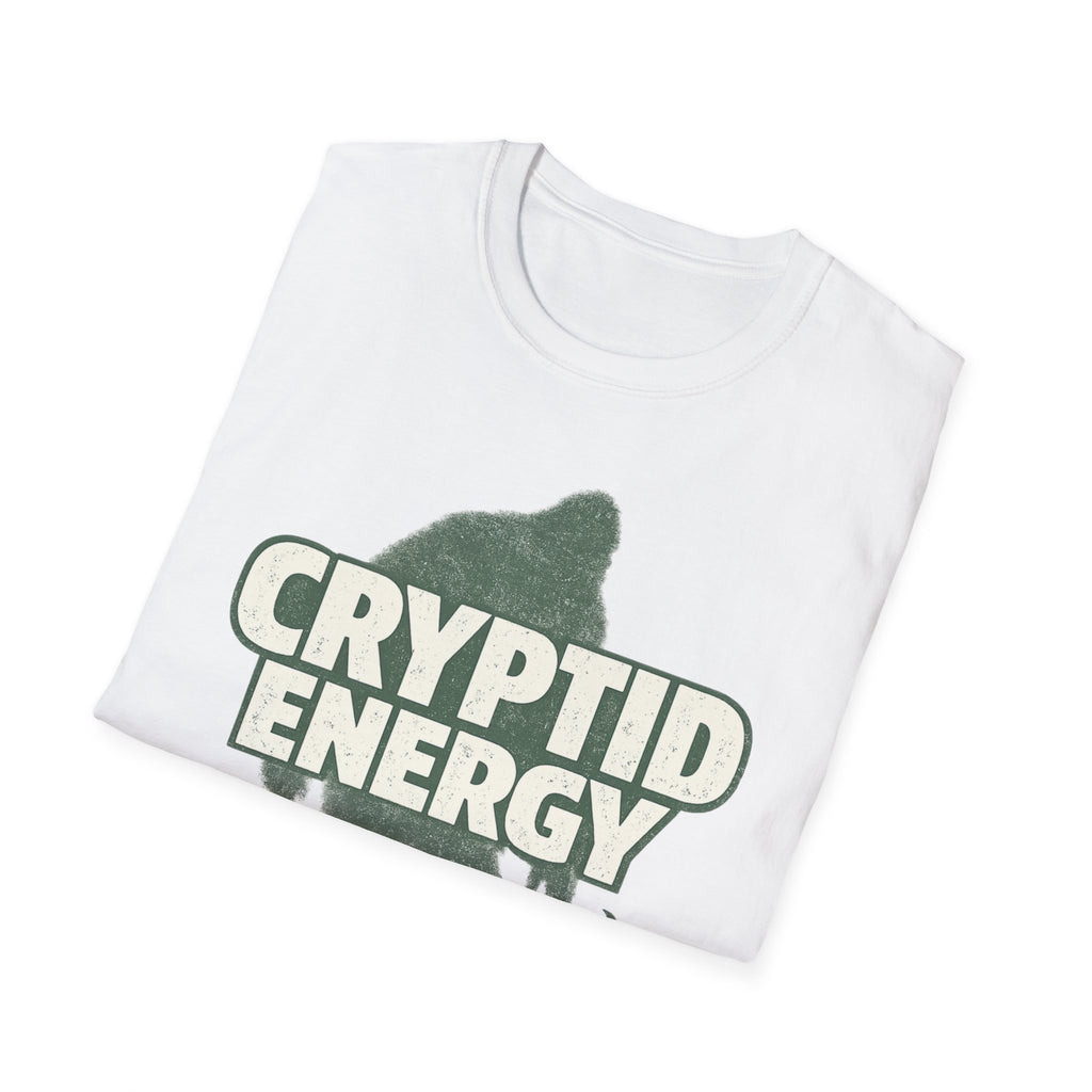 Cryptid Energy Bigfoot Forest Graphic T-Shirt