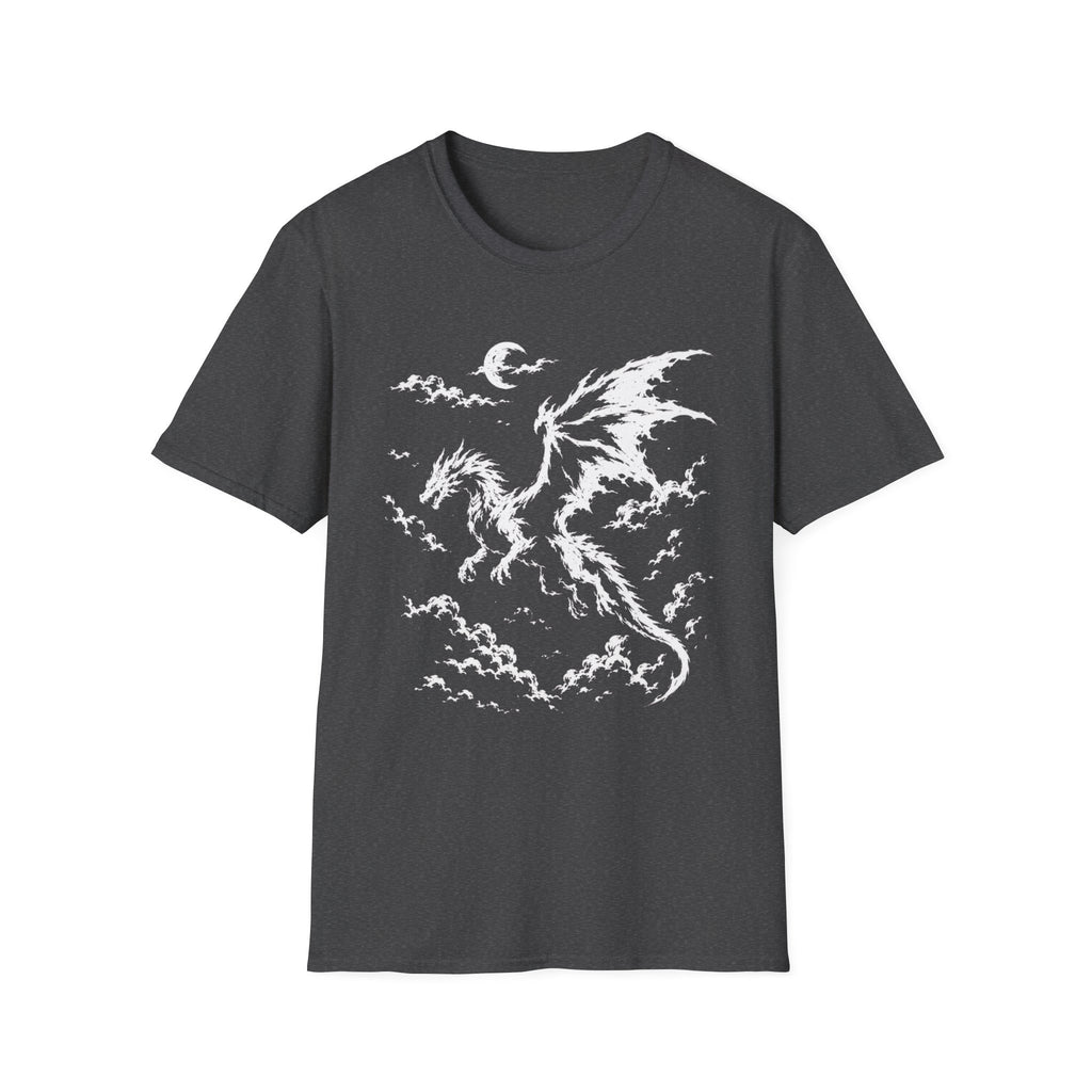 Night Sky Dragon Silhouette T-Shirt