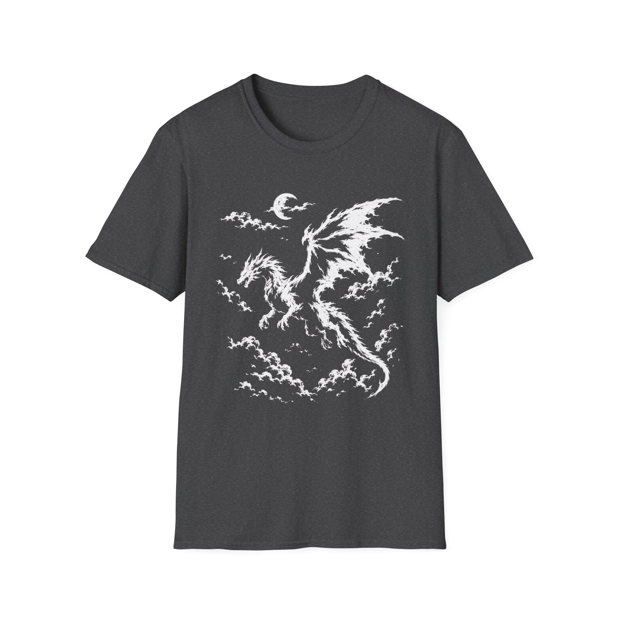 Night Sky Dragon Silhouette T-Shirt