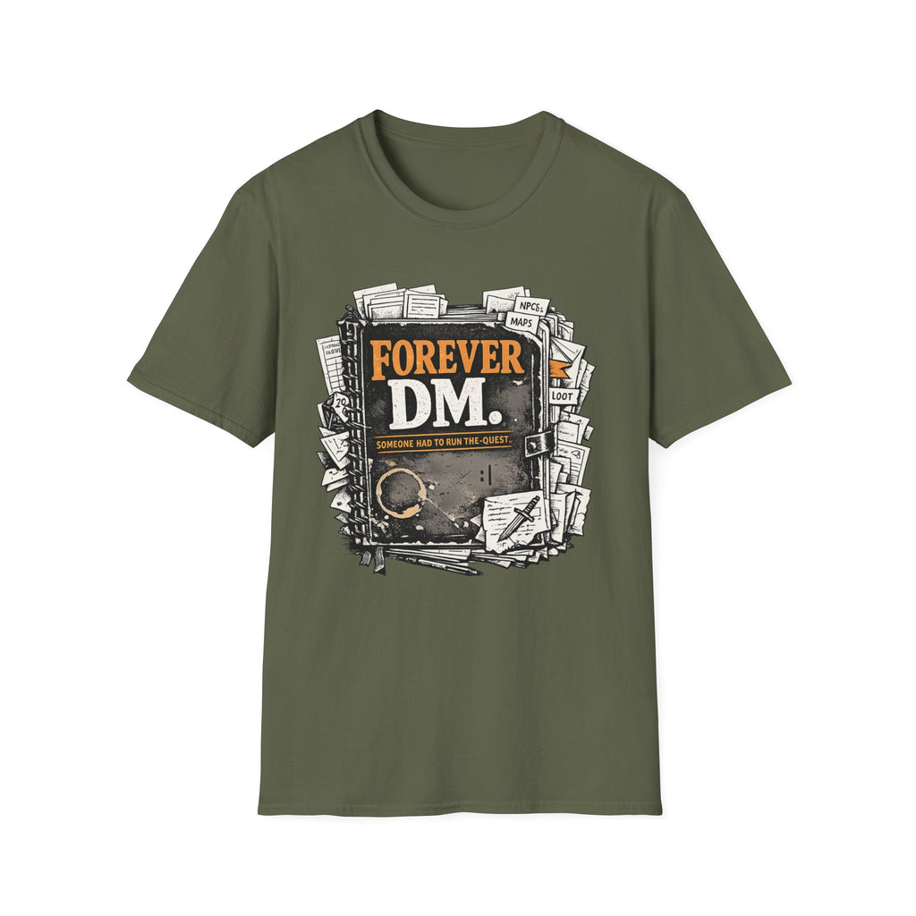 Forever DM T-Shirt — Funny Dungeons & Dragons Game Master Tee