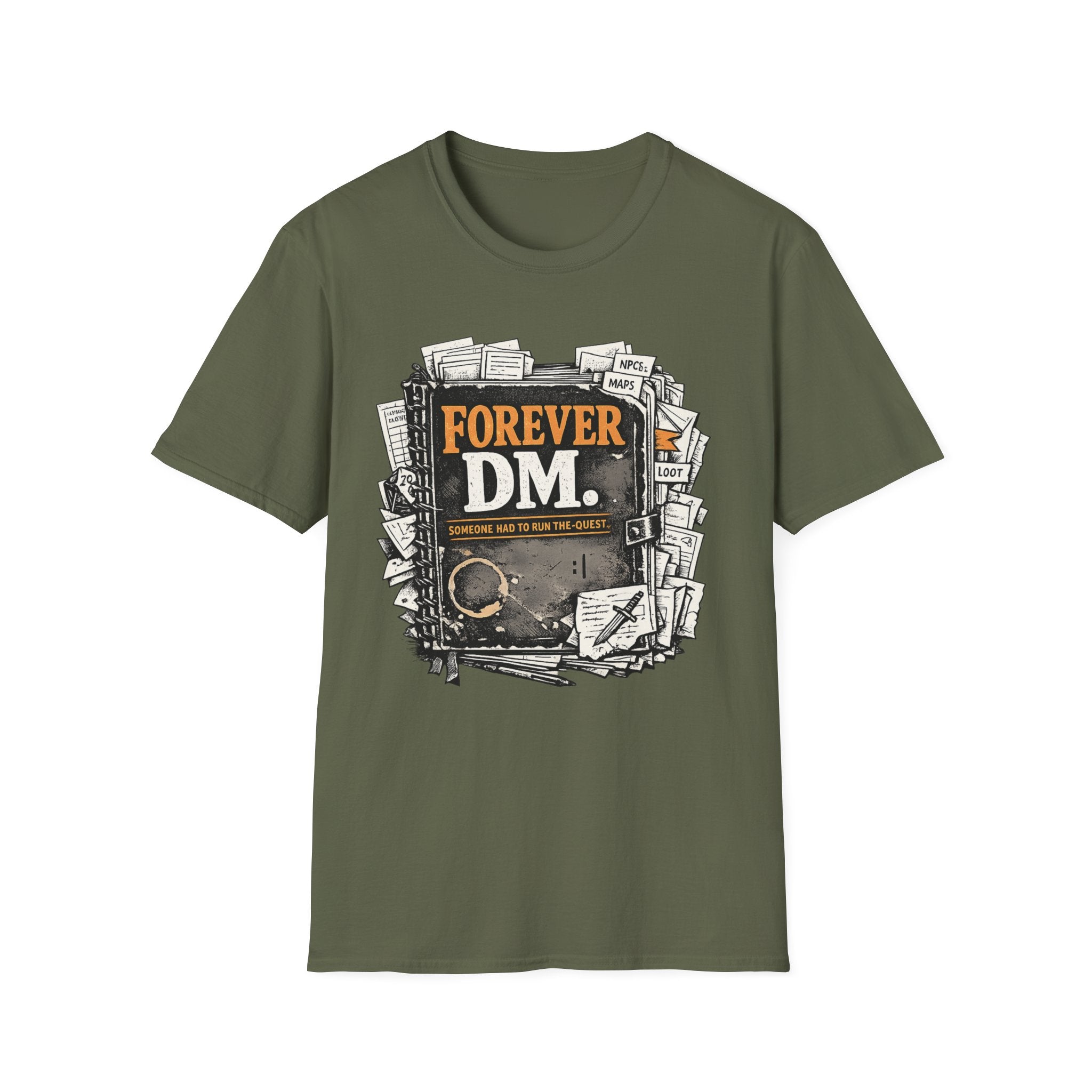 Forever DM T-Shirt — Funny Dungeons & Dragons Game Master Tee