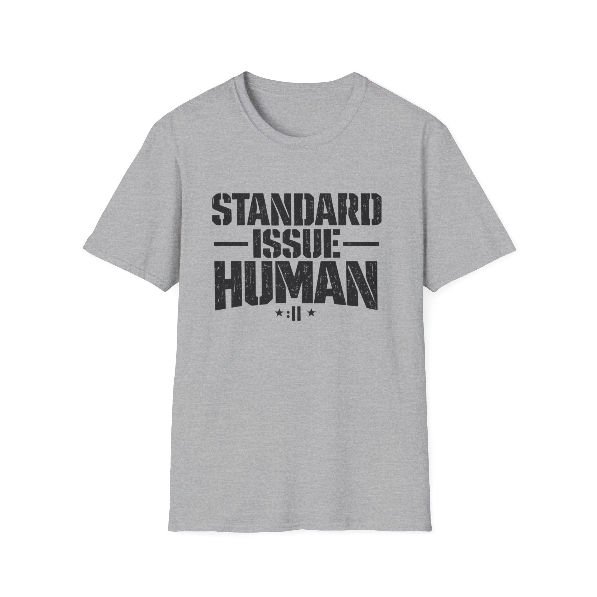 Standard Issue Human T-Shirt — Funny Statement Tee