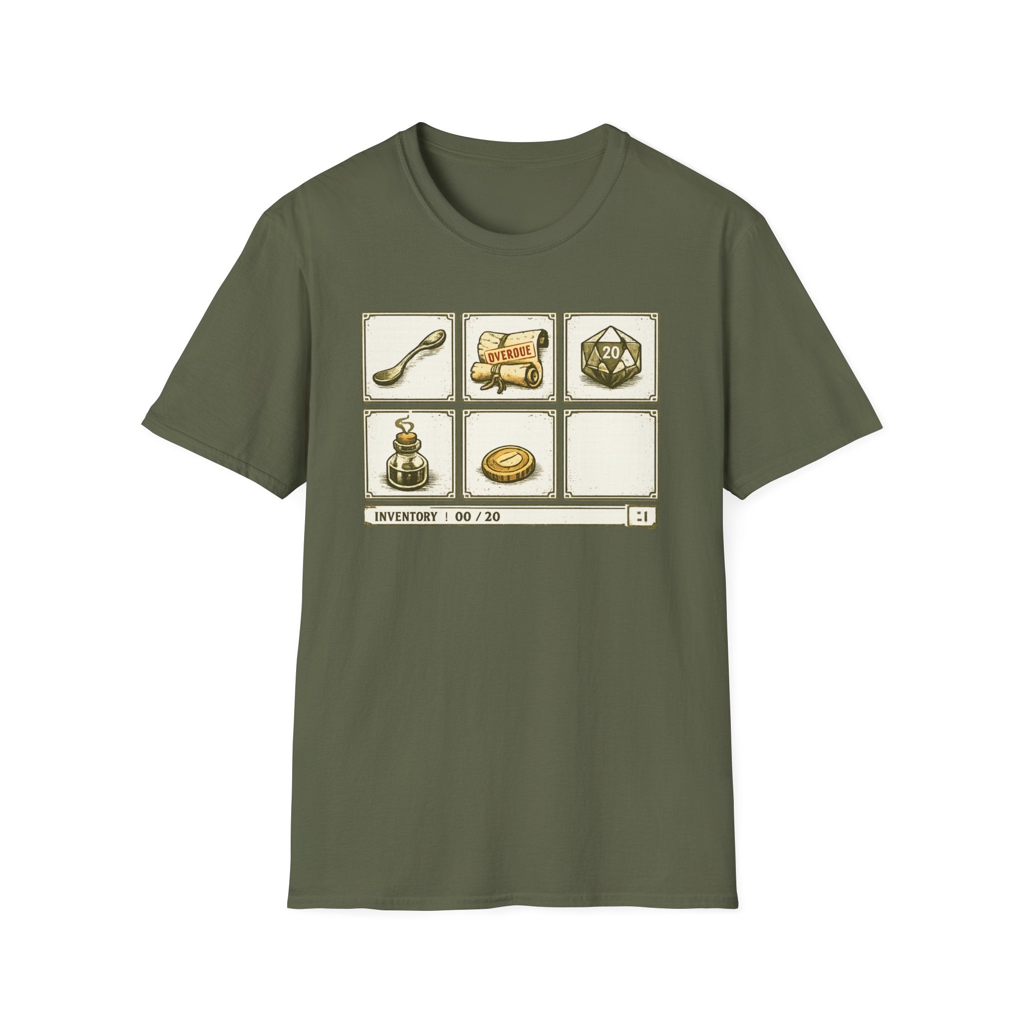 Funny RPG Inventory Loot Icons T-Shirt