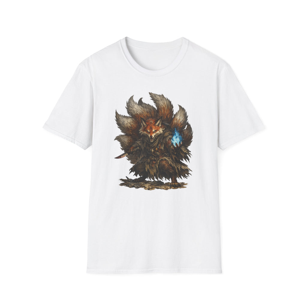 Nine‑Tailed Mystic Fox Graphic T-Shirt