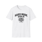 Hard Mode Guild T-Shirt — Gamer Crew Tee with Crest