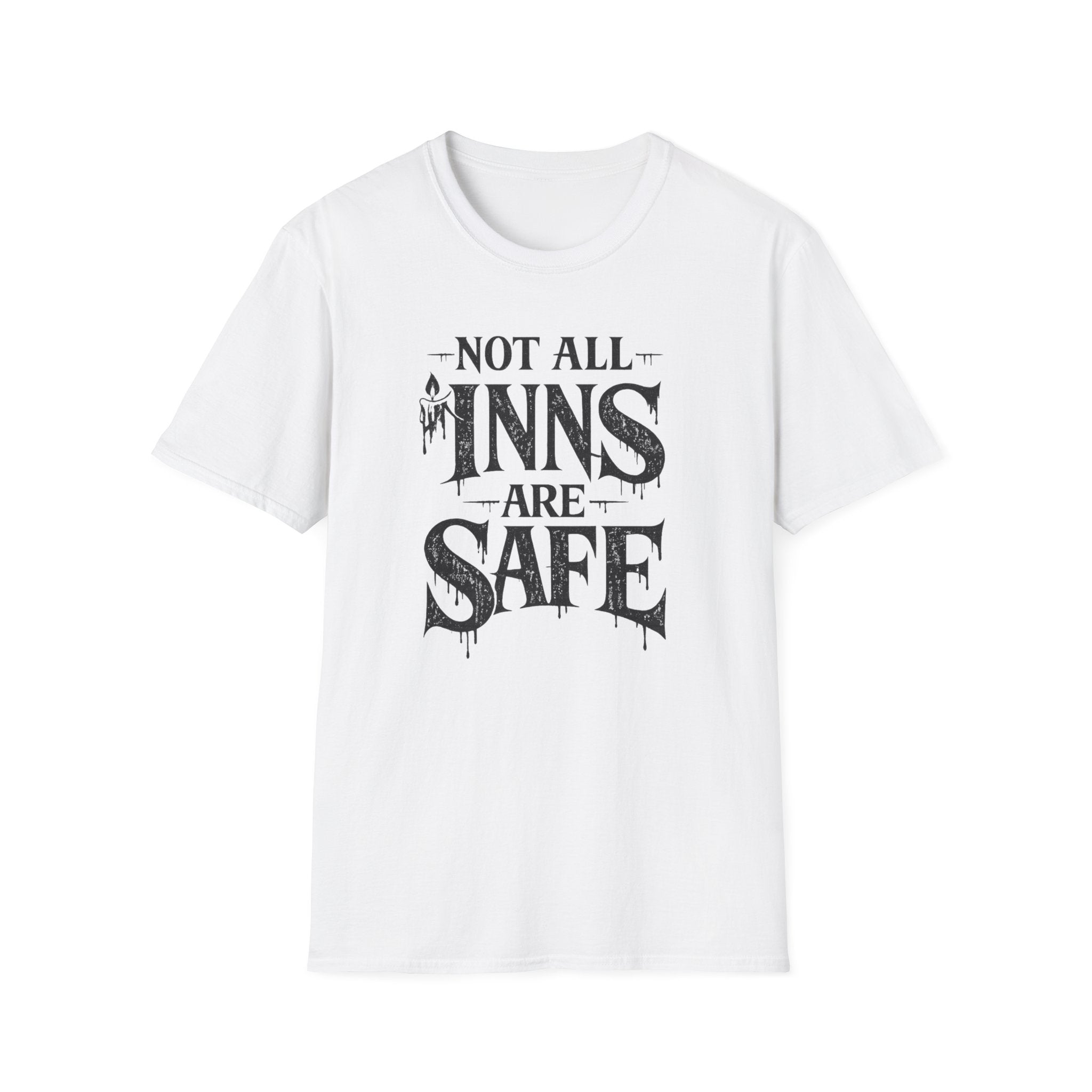 "Not All Inns Are Safe" Gothic Graphic T-Shirt