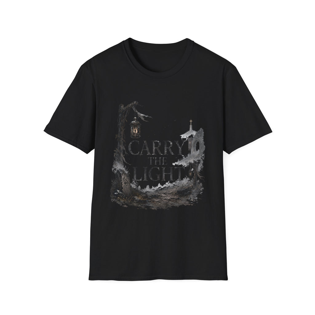 Carry the Light T-Shirt - Lantern Gothic Graphic Tee