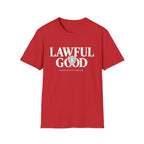 Lawful Good T-Shirt — 'Morale Is A Full-Time Job' RPG D&D Player Tee