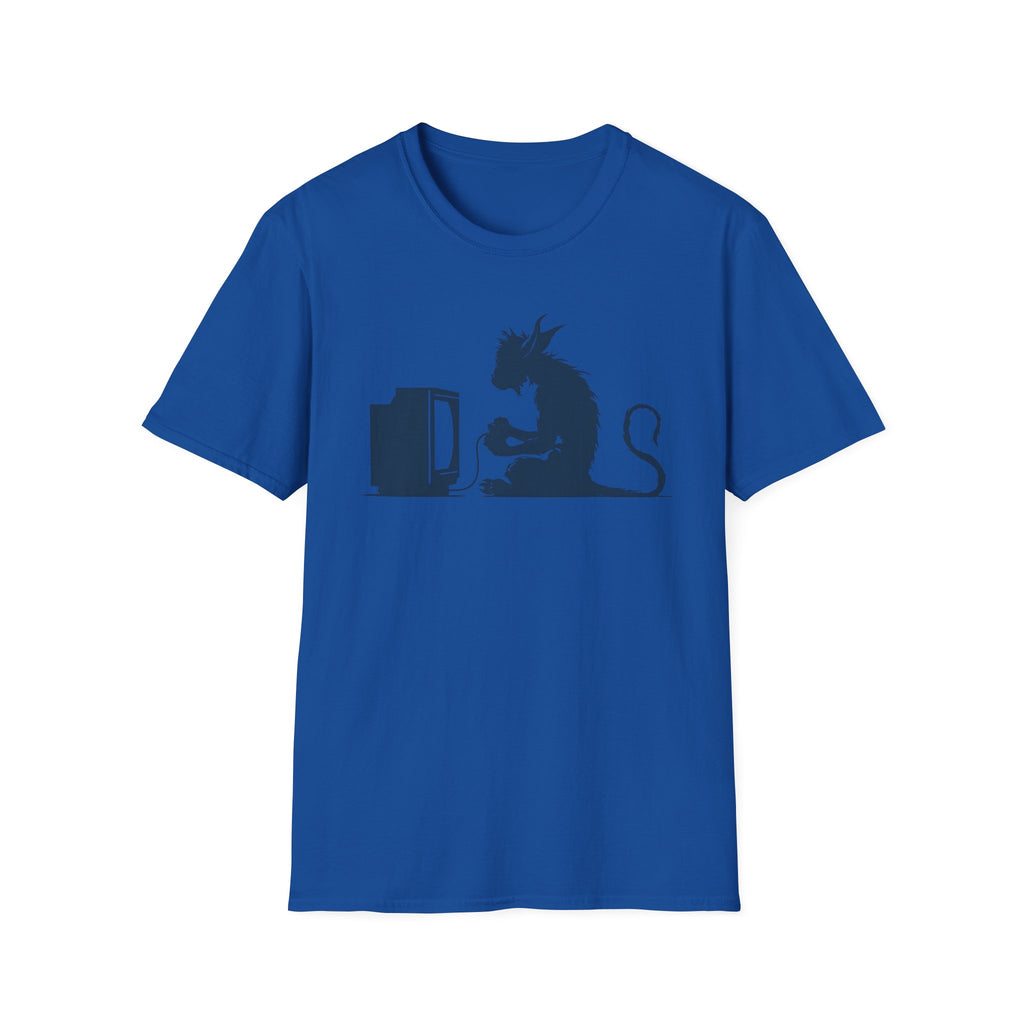 Chupacabra Gamer T-Shirt - Retro Console Cryptid Tee