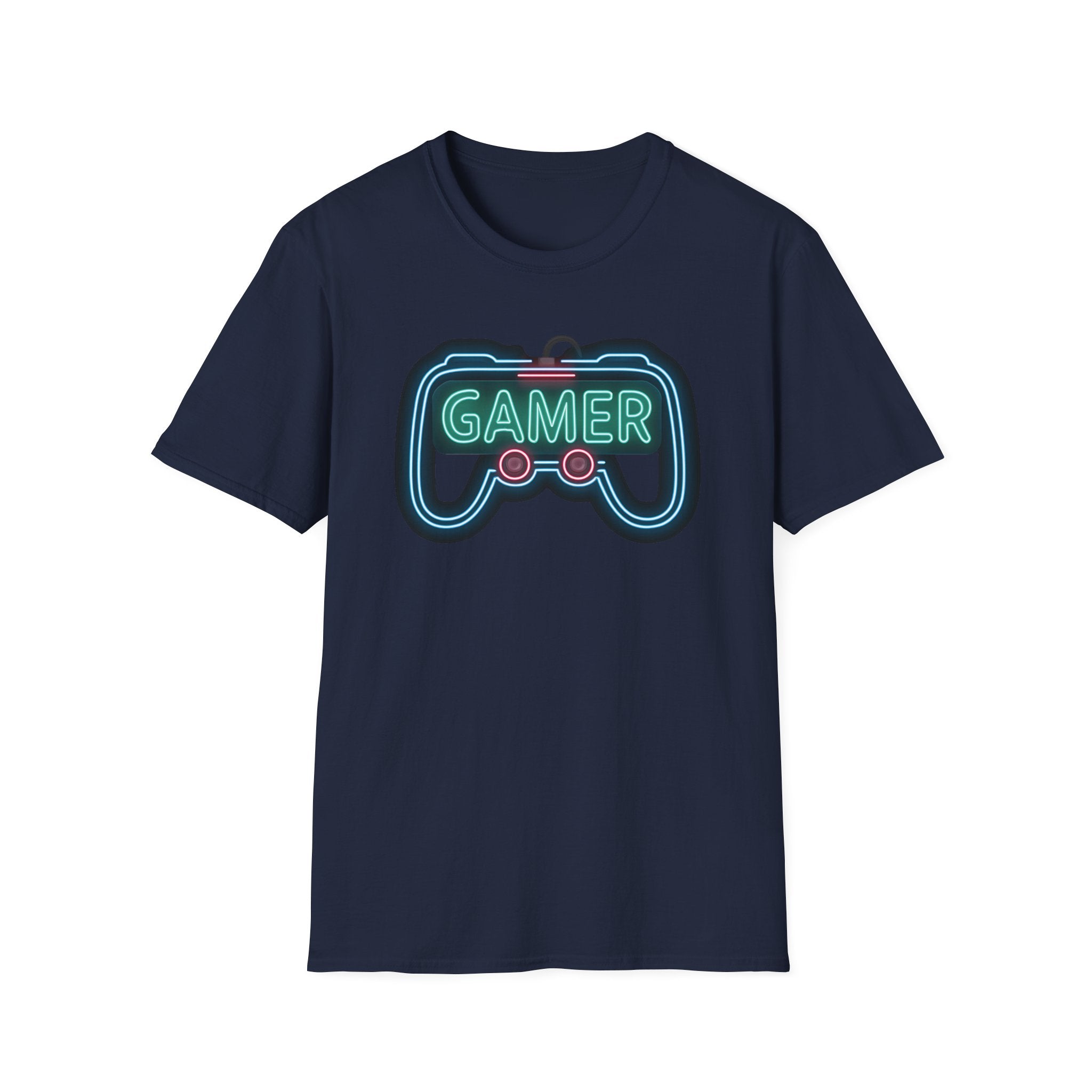 Gamer Neon Sign Controller T-Shirt