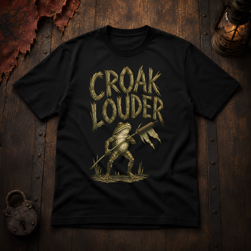 Croak Louder Frog Graphic T-Shirt