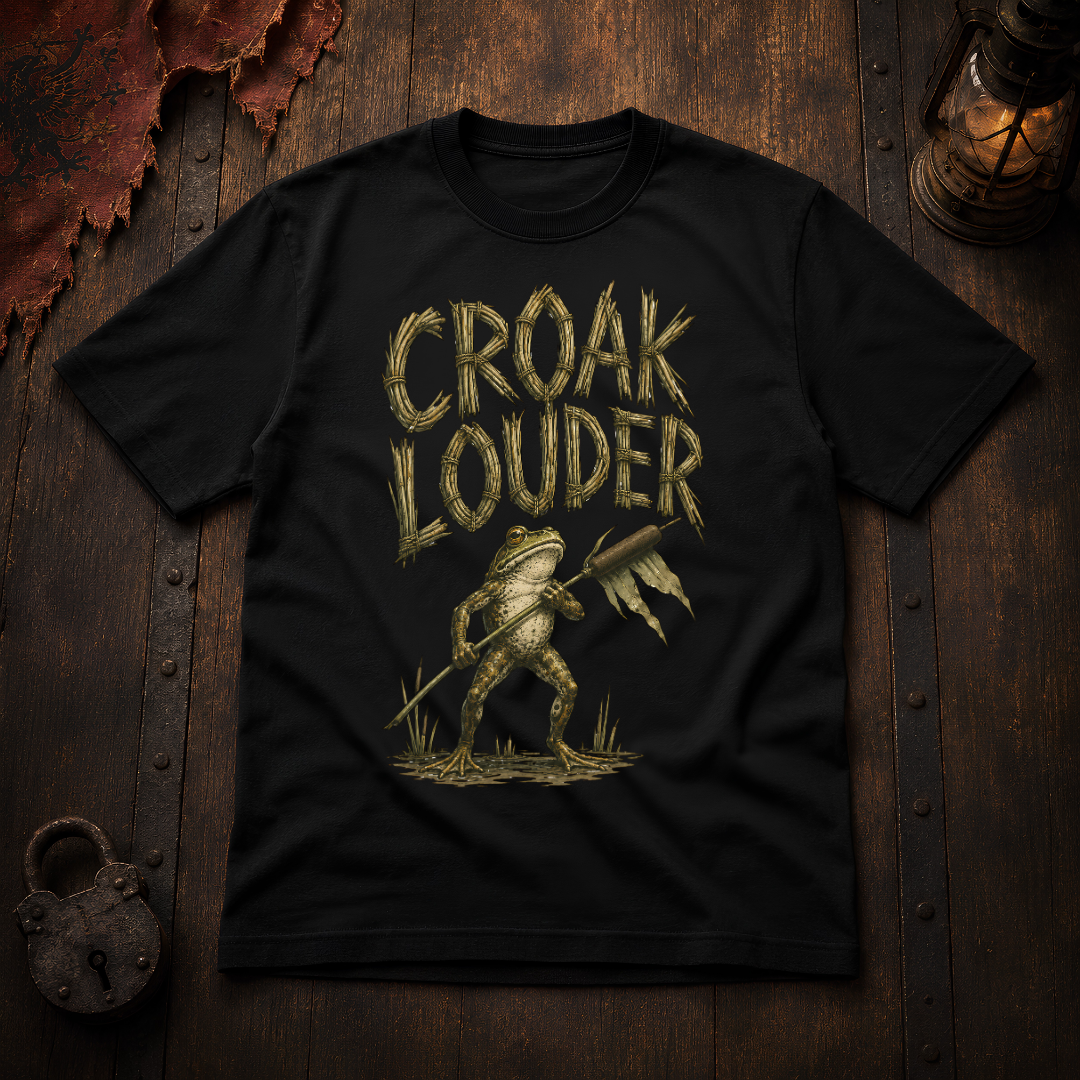 Croak Louder Frog Graphic T-Shirt