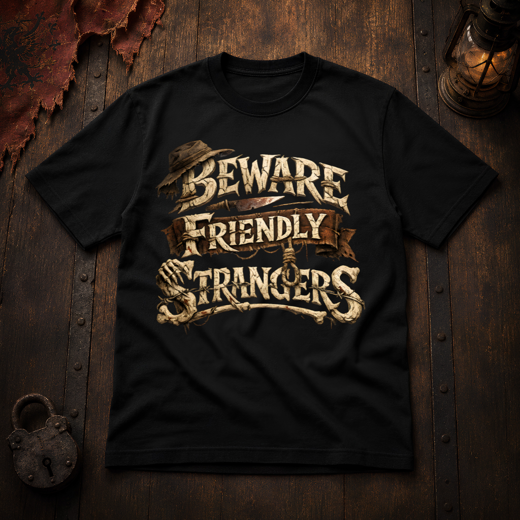 Beware Friendly Strangers T-Shirt