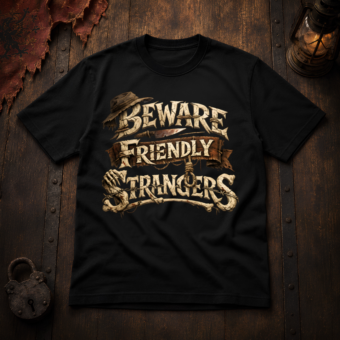 Beware Friendly Strangers T-Shirt