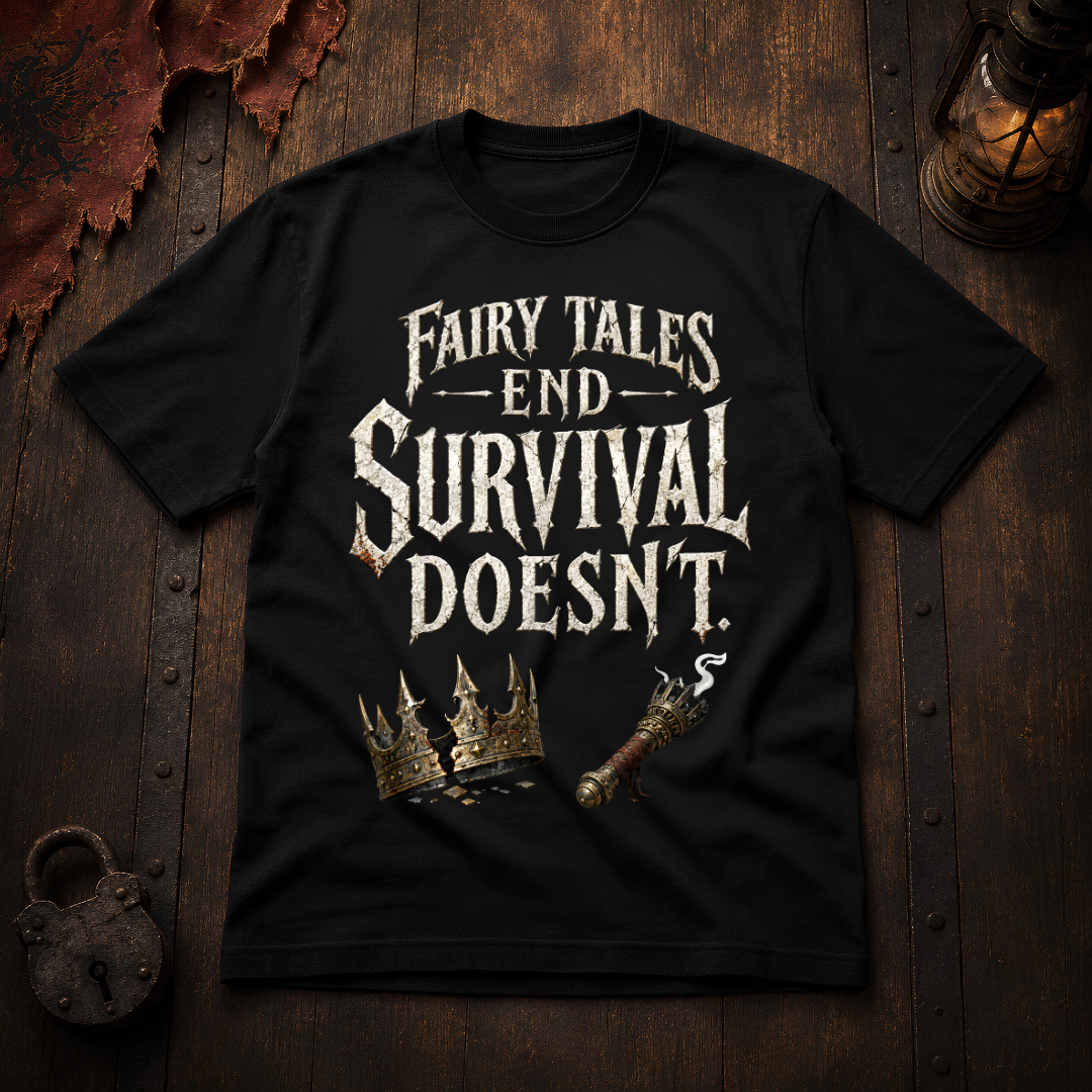 Fairy Tales End, Survival Doesn't T-Shirt
