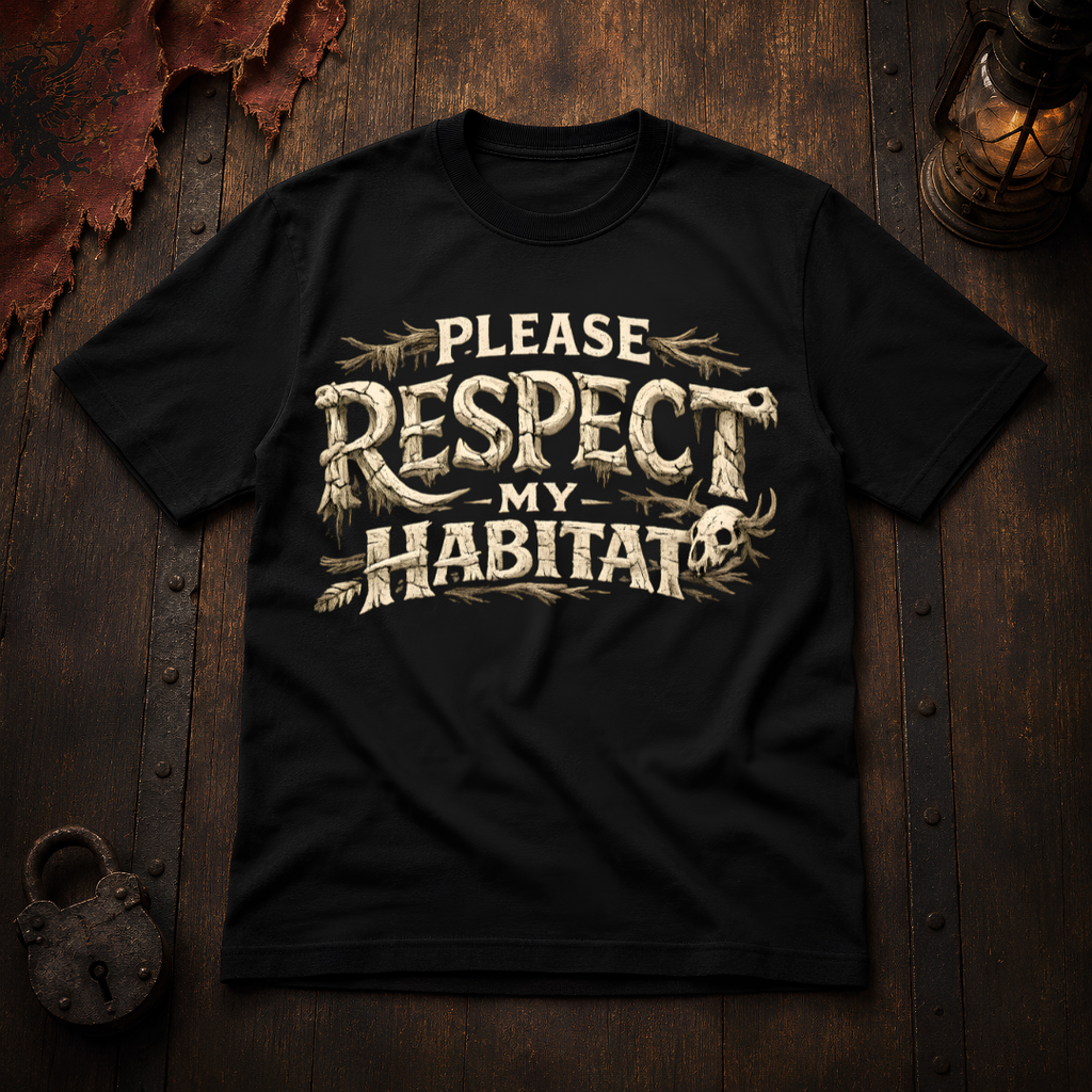 Please Respect My Habitat T‑Shirt