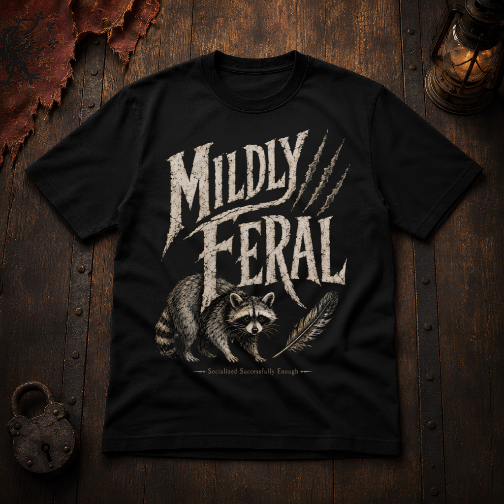 Mildly Feral Raccoon T-Shirt