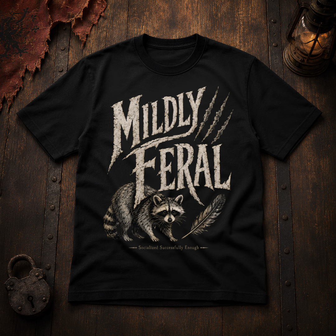 Mildly Feral Raccoon T-Shirt