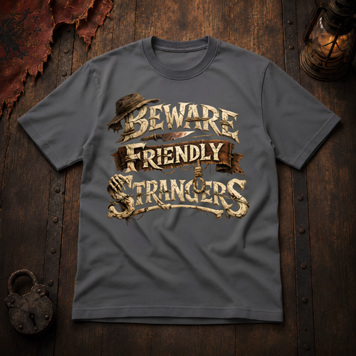 Beware Friendly Strangers T-Shirt