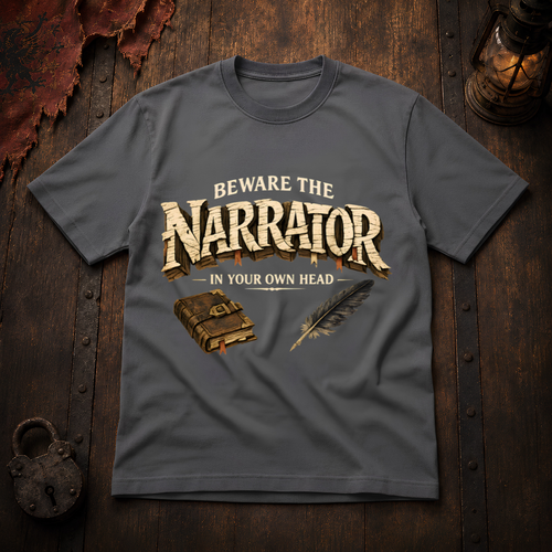 Beware the Narrator in Your Own Head T-Shirt