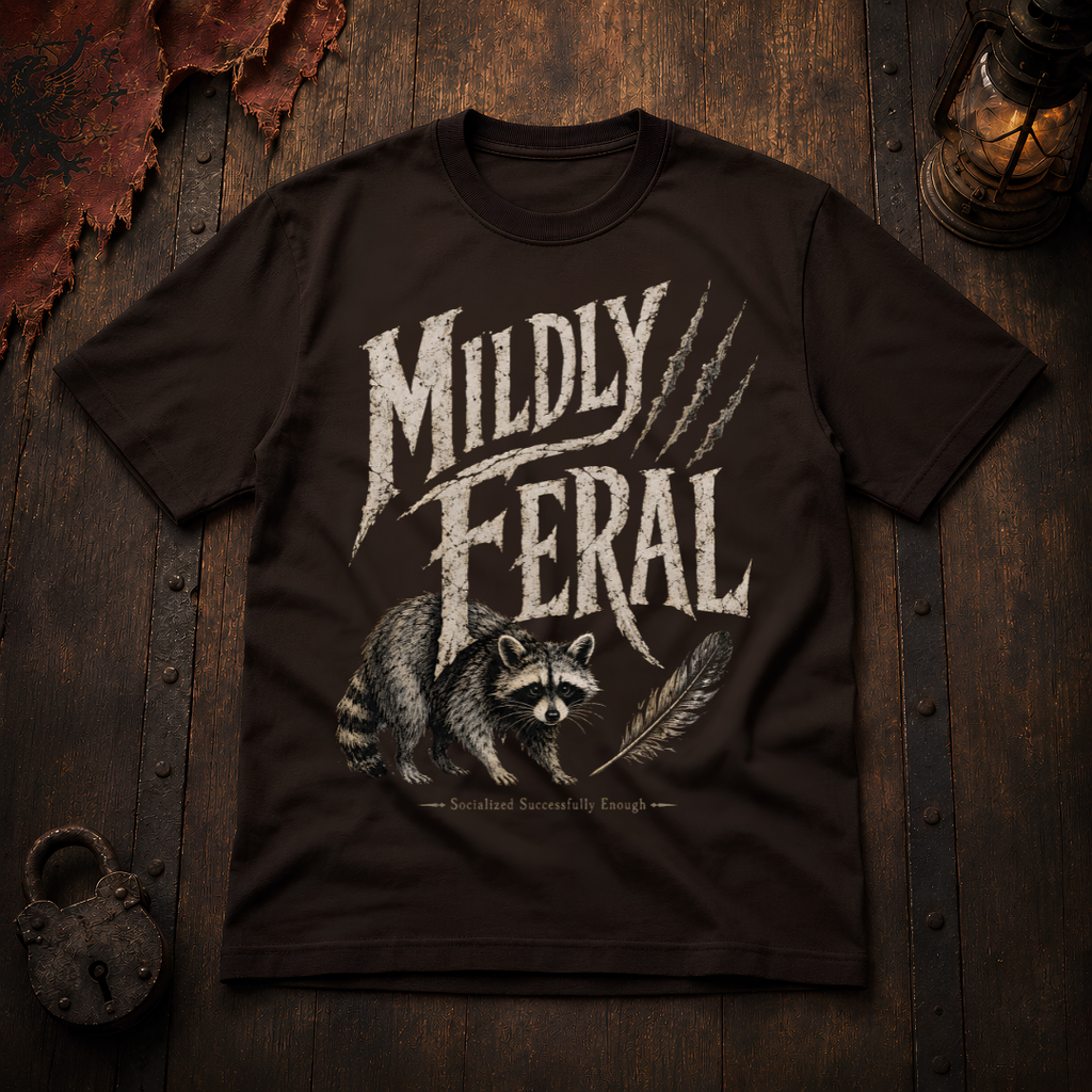 Mildly Feral Raccoon T-Shirt
