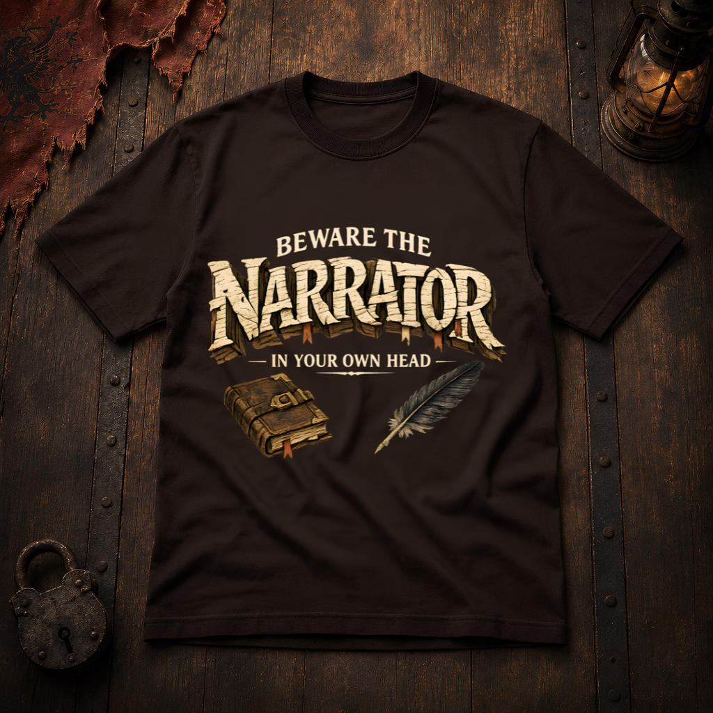 Beware the Narrator in Your Own Head T-Shirt