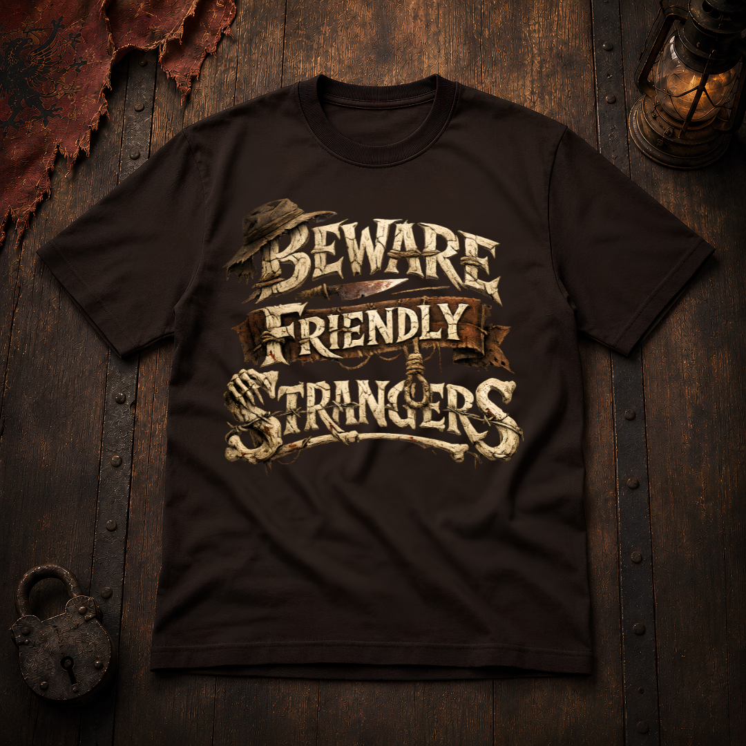 Beware Friendly Strangers T-Shirt