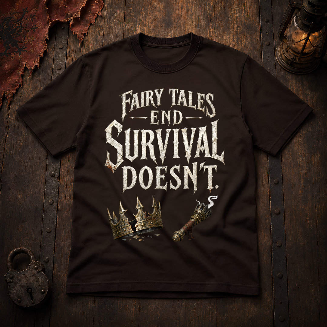 Fairy Tales End, Survival Doesn't T-Shirt