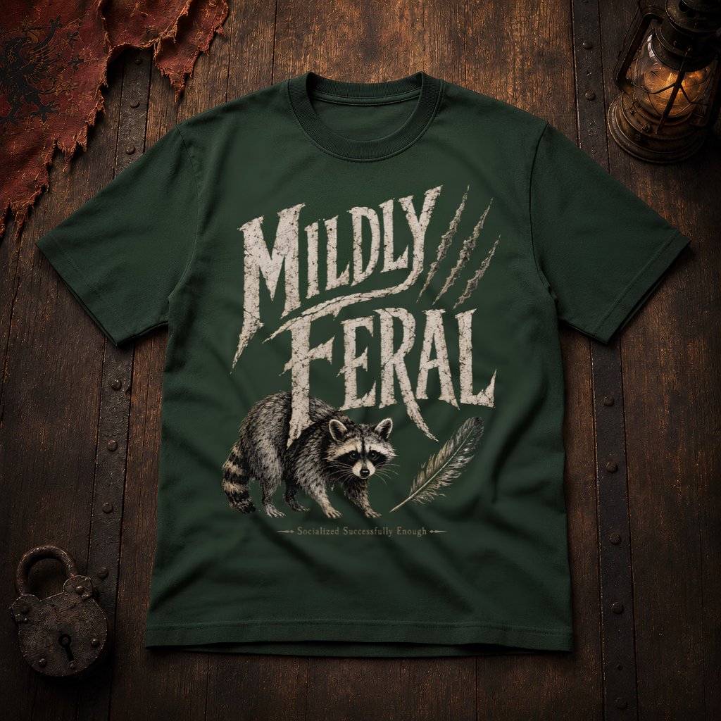 Mildly Feral Raccoon T-Shirt