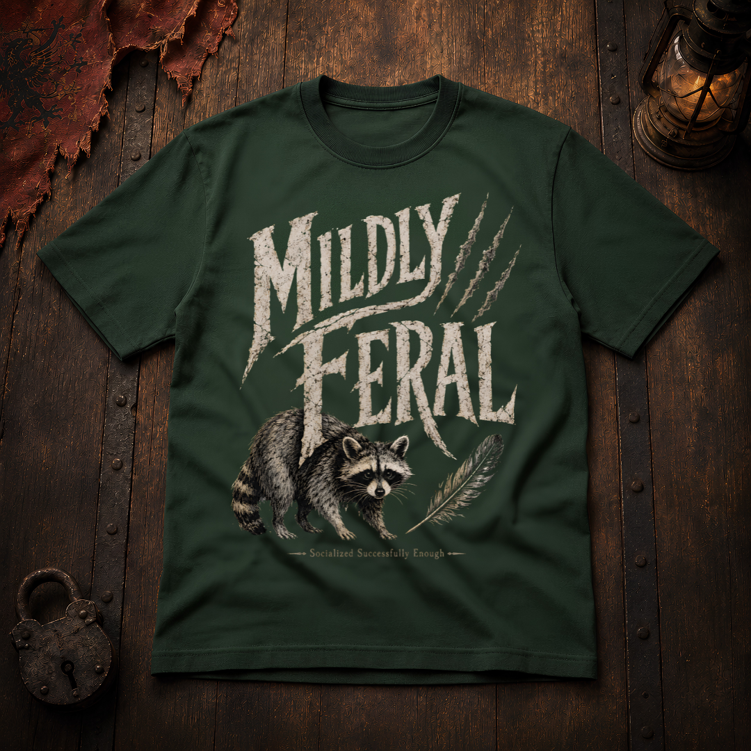 Mildly Feral Raccoon T-Shirt